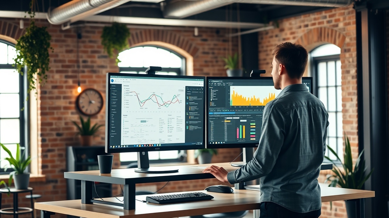 A clean, modern office environment representing the Numeriq team